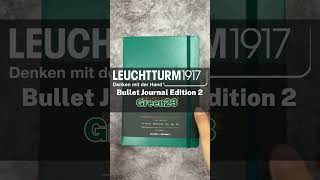 Leuchtturm1917  Bullet Journal Edition 2  Green23 [upl. by Lozar]