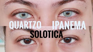 SOLOTICA HIDROCOR QUARTZO VS IPANEMA  COMPARISON ON DARK ASIAN EYES [upl. by Lua]