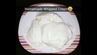 Homemade whipped Cream For your yummy cake with Nestle Cream pack [upl. by Leonhard259]