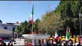 Conmemoran Día de la Bandera en Oaxaca [upl. by Eihctir]