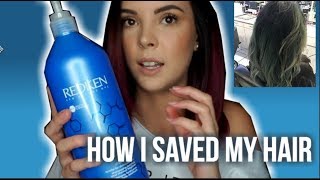 REPAIR SEVERELY DAMAGED HAIR  REDKEN EXTREME [upl. by Eidahs]