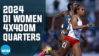 Womens 4x400m relays  2024 NCAA Outdoor Track and Field East and West Quarterfinals [upl. by Ereynihc]