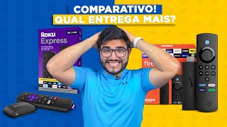 não patrocinado Fire TV Stick vs Roku Express Qual o Mais completo para deixar sua TV SMART [upl. by Staffan]