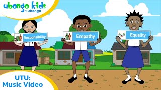 UTU Shared Humanity  Sing along with the Ubongo Kids  African Educational Cartoons [upl. by Annoiek]