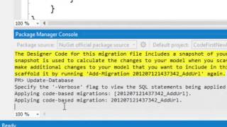 Entity Framework Code First New Database [upl. by Flanna770]