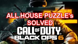 Call of Duty  Black OPs 6  Safe House Puzzle Solutions [upl. by Reichert11]