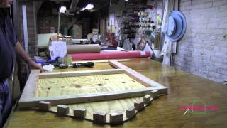 Upholstery How to Build A Headboard Part 1mov [upl. by Verney182]