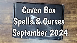 Coven Box  Spells amp Curses  September 2024 [upl. by Llebpmac117]