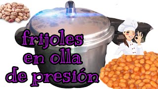 Cómo cocer frijoles en olla Express [upl. by Baldridge]