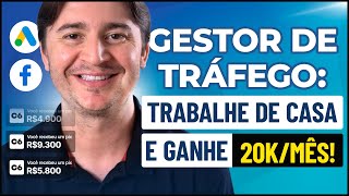 GESTOR DE TRÁFEGO O QUE É QUANTO GANHA O QUE PRECISA ESTUDAR PARA GANHAR ATÉ R 20MIL P MÊS [upl. by Lashonde]