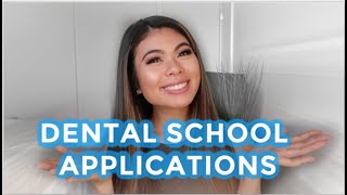 DENTAL SCHOOL APPLICATION TIPS  LauraSmiles [upl. by Gauntlett]