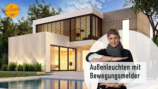 Außenleuchte mit Bewegungsmelder kurz erklärt  Sicherheit  Beleuchtung [upl. by Ellirehs506]