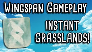 Wingspan Gameplay  Instant Grasslands [upl. by Tavie]