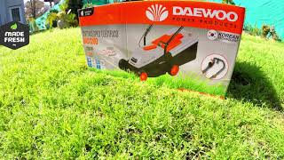 DAEWOO DAC1200 Electric lawn mower [upl. by Ybhsa]