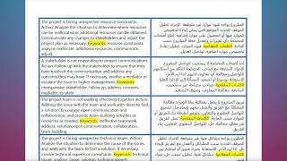 اسئلة السيناريو المختلفة لاختبار PMP [upl. by Leda]