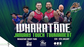 Whakatāne January Touch Tournament 2024  DropOff Night  Live Stream [upl. by Dal]