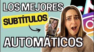 Los MEJORES SUBTÍTULOS Automáticos GRATIS para tus REELS y TIKTOKS ¡Tutorial completo [upl. by Asta]