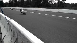 Pacific Raceways Turn 1  600 Superbike race WMRRA [upl. by Adnicaj]