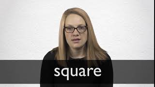 How to pronounce SQUARE in British English [upl. by Notlek]