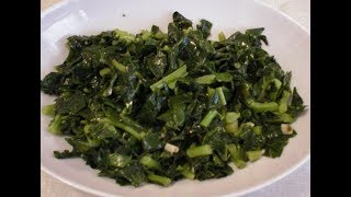 EASY Sauteed Kohlrabi Greens [upl. by Deibel]