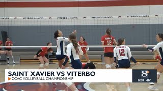 CCAC Volleyball Championship Saint Xavier vs Viterbo [upl. by Kate]