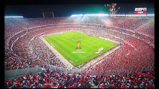 RIVER PLATE VS COLO COLO  RECIBIMIENTO EN EL MONUMENTAL  COPA LIBERTADORES 2024 [upl. by Malarkey]