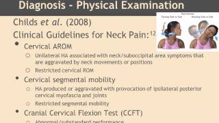 Diagnosis and Management of Cervicogenic Headaches [upl. by Akelahs]