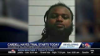 Cardell Hayes set to begin trial today [upl. by Balcer]