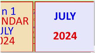 Desi Date Calendar July 2024  Desi Month Date Today  Desi Month Date Today 2024 [upl. by Charters]