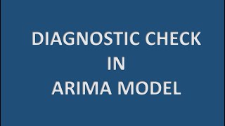 Diagnostic check of ARIMA model in R studio [upl. by Aierbma428]