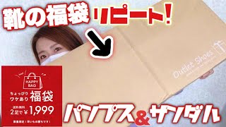 リピリピしまくりの靴の福袋☆2足１９９９円でハズレなし！！買うしかないです😘【アウトレットシューズ】 [upl. by Ploch]