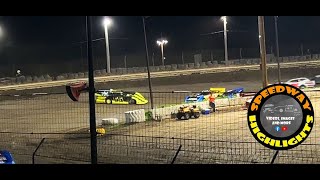 Limited Late Model Feature Race all clips 832024 [upl. by Leirad]