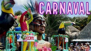 Celebrating Carnaval in Progreso Mexico 🇲🇽 [upl. by Nnyleimaj]