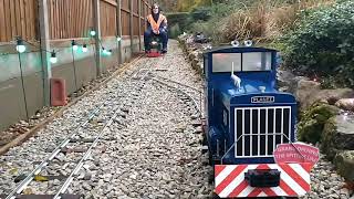 building a 5quot gauge railway The Spitfire line at aimrec in bethersden Kent [upl. by Dloreh]