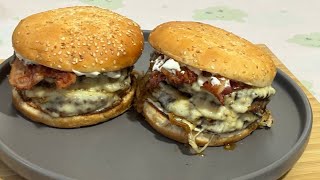 Homemade Cheeseburger with Crispy Bacon – Better than a Restaurant [upl. by Salem]