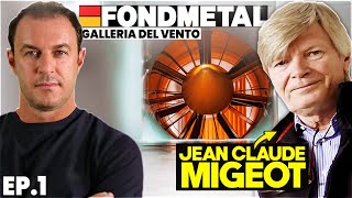 Prima assoluta dentro una GALLERIA del VENTO di F1 È quella di FONDMETAL con Jean Claude MIGEOT [upl. by Sapphera]