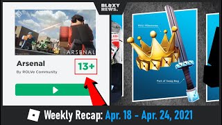 Game Age Content Ratings Virtual Developer Awards and MORE  Roblox Weekly Recap [upl. by January]