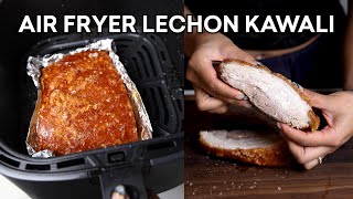 CRISPY Pork Belly aka Filipino Lechon Kawali made in the AIR FRYER  Sarap Sundayz [upl. by Nolyarg]