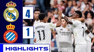 HERE WE GO 🚦 REAL MADRID 4  1 RCD ESPANYOL  HIGHLIGHTS LALIGA EA SPORTS [upl. by Gilberta]