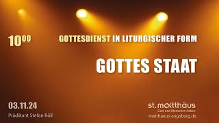 Gottesdienst in liturgischer Form Gottes Staat [upl. by Avika]