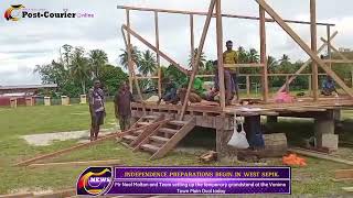 INDEPENDENCE PREPARATIONS BEGIN IN WEST SEPIK [upl. by Latsirhc622]