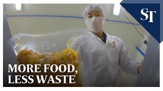 More food less waste at extended Sats kitchen  The Straits Times [upl. by Adiaroz892]