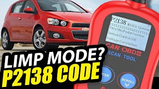 P2138 CODE EASY FIX Throttle Pedal Position Sensor Limp Mode Chevy Sonic Cruze Etc repair diy [upl. by Scribner]