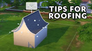 3 Pro Tips for Better Roofing in The Sims 4 shorts [upl. by Ettennal]