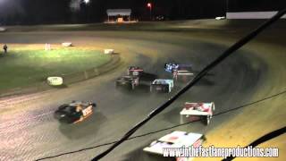 Brownstown Speedway 032313 Super Stock Highlights [upl. by Ayikin]