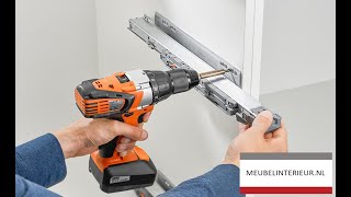 Blum LEGRABOX lade montage  TipOn Blumotion MoventoLegrabox [upl. by Clevey677]