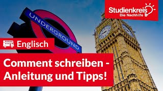 CommentStellungnahme schreiben  Anleitung und Tipps  Englisch verstehen mit dem Studienkreis [upl. by Wallraff627]