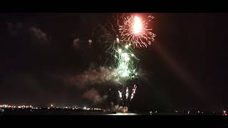 New Year Fireworks 2024 Melbourne Australia [upl. by Aennaej417]