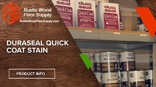 Duraseal Quick Coat Stain [upl. by Ahsinaw287]