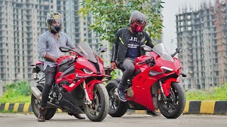 2023 Bmw S1000RR Vs Ducati Panigale V4  Comparison [upl. by Ecallaw]